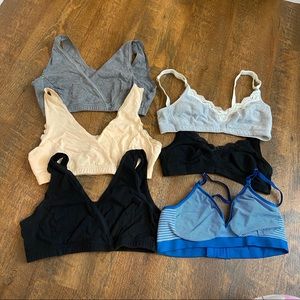 Set of 6 Nursing Bras